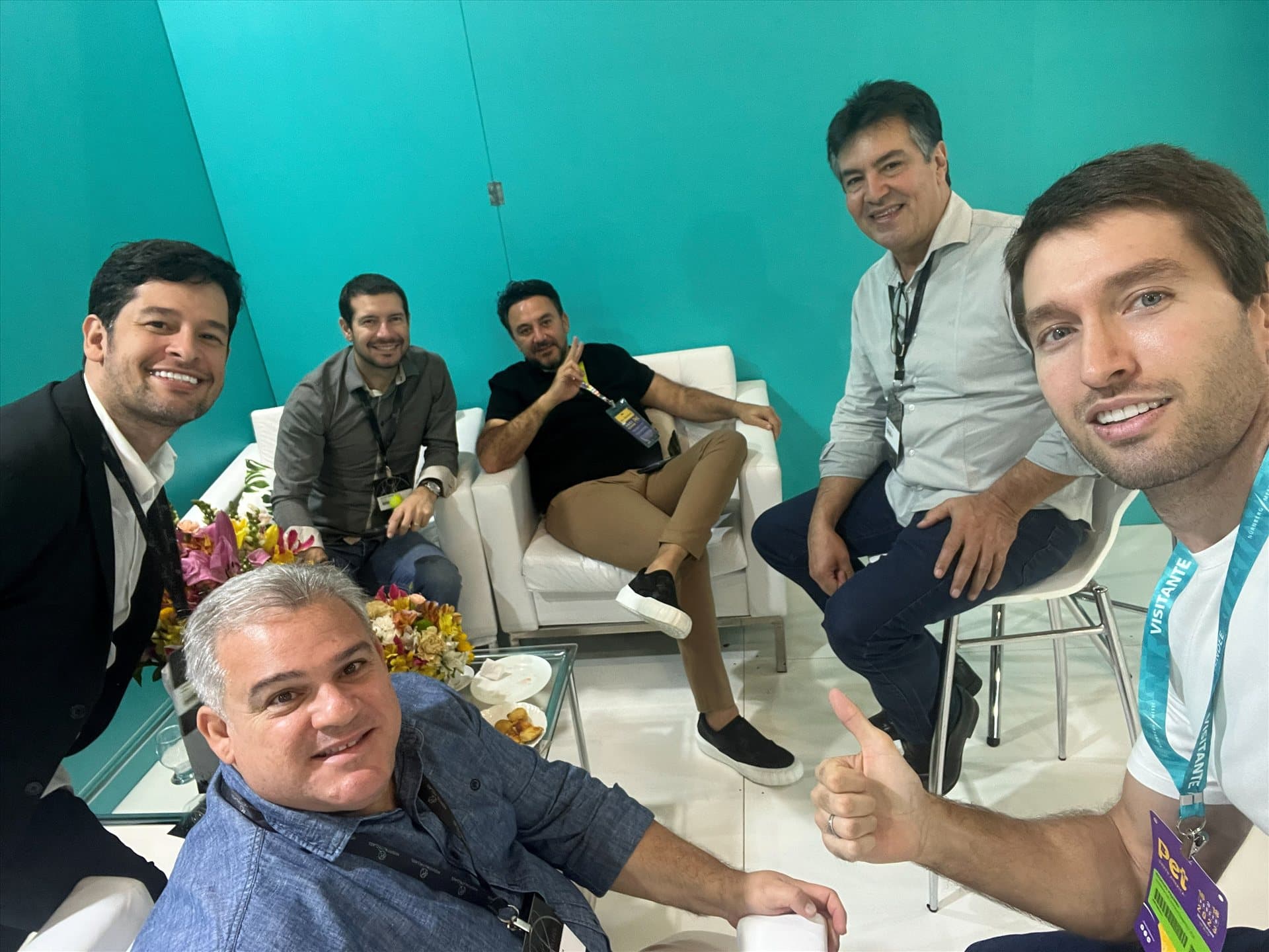 Equipe Lookfarm reunida em momento de confraternização